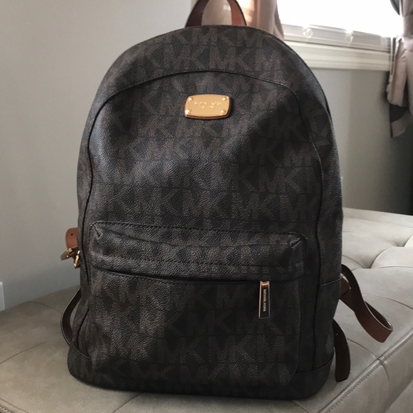 mk backpack brown